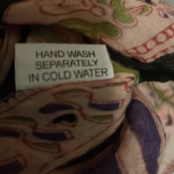 Sheer cotton print Path of the Spirit XL print tunic, hard to find, great cond. - Picture 6 of 11